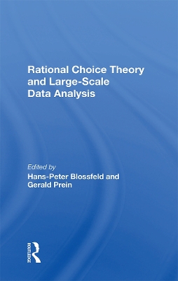 Book cover for Rational Choice Theory And Large-Scale Data Analysis