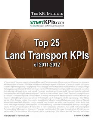 Book cover for Top 25 Land Transport KPIs of 2011-2012