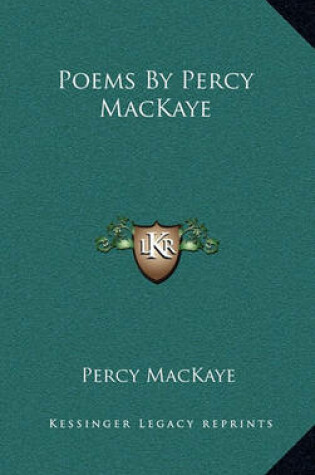 Cover of Poems by Percy Mackaye