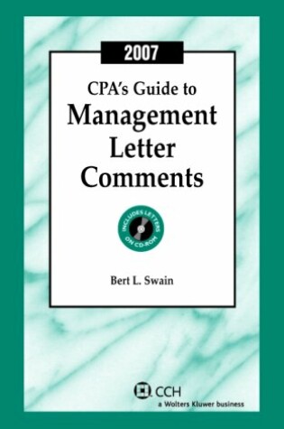 Cover of CPA's Guide to Management Letter Comments, (2007)