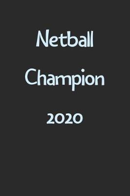 Book cover for Netball Champion 2020