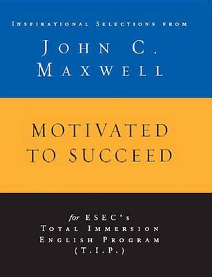 Book cover for Motivated to Succeed