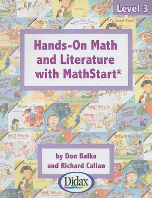 Book cover for Hands-On Math and Literature with Mathstart, Level 3