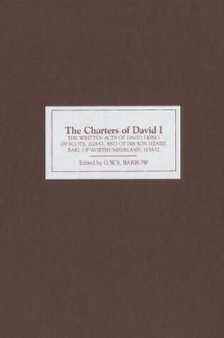 Cover of The Charters of David I