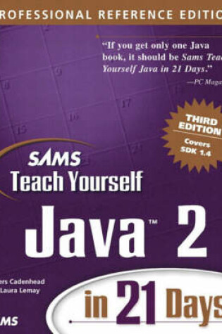 Cover of Sams Teach Yourself Java 2 in 21 Days, Professional Reference Edition