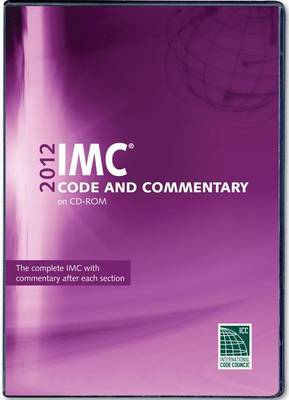 Book cover for 2012 International Mechanical Code Commentary CD-ROM