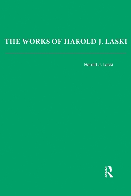 Cover of The Works of Harold J. Laski