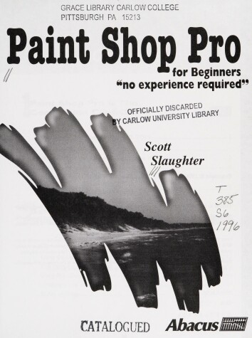 Book cover for Paint Shop Pro for Beginners