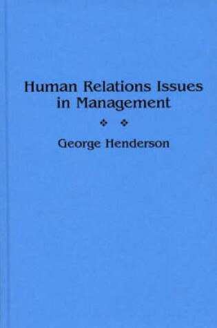 Cover of Human Relations Issues in Management