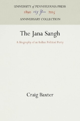 Cover of The Jana Sangh