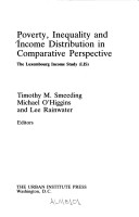 Cover of Poverty, Inequality and Income Distribution in Comparative Perspective