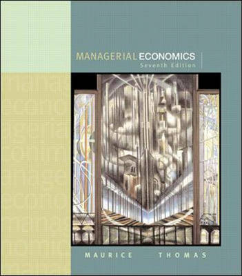 Book cover for Managerial Economics