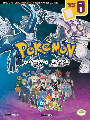 Book cover for "Pokemon Diamond and Pearl" Official Strategy Guide