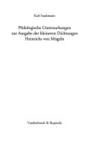 Cover of Abhandlungen der Akademie der Wissenschaften zu GAttingen.