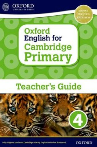 Cover of Oxford English for Cambridge Primary Teacher Book 4