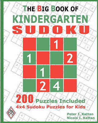 Book cover for The Big Book Of Kindergarten Sudoku