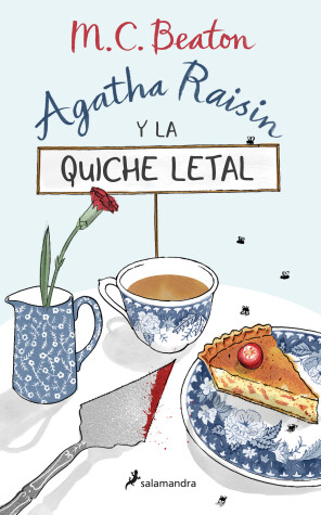 Book cover for Agatha Raisin y la quiche letal / The Quiche of Death: the First Agatha Raisin Mystery