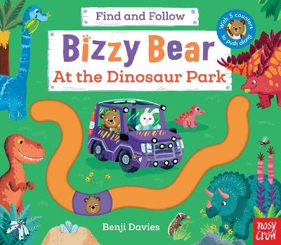 Book cover for Bizzy Bear Find and Follow: At the Dinosaur Park