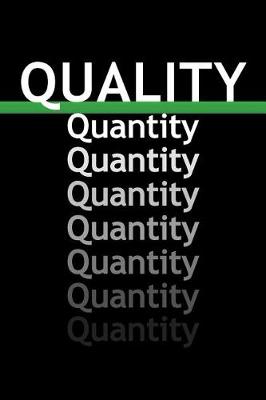 Book cover for Quality Over Quantity