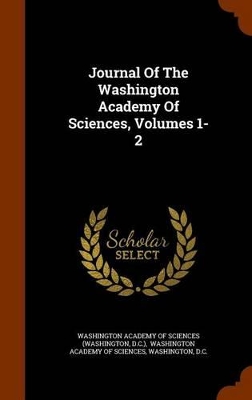 Book cover for Journal of the Washington Academy of Sciences, Volumes 1-2