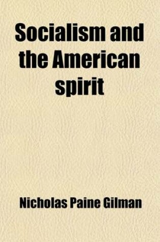 Cover of Socialism and the American Spirit