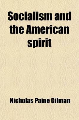 Book cover for Socialism and the American Spirit