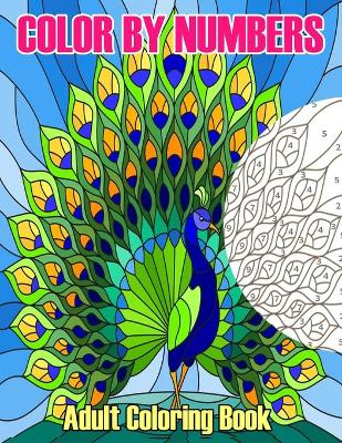 Book cover for Color by Numbers Adult Coloring Book