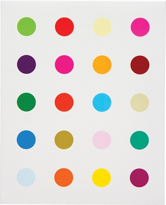 Book cover for Damien Hirst: The Complete Spot Paintings, 1986–2011