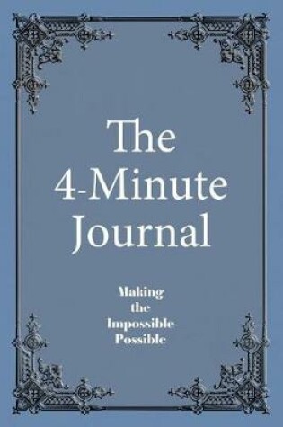 Cover of The 4-Minute Journal - Undated Blue-Gray