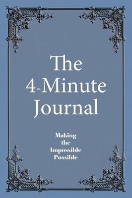 Book cover for The 4-Minute Journal - Undated Blue-Gray