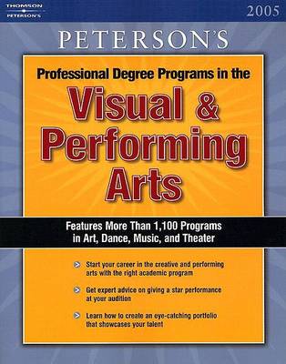 Book cover for Visual and Performing Arts 2005,