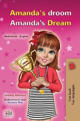 Book cover for Amanda's Dream (Dutch English Bilingual Book for Kids)