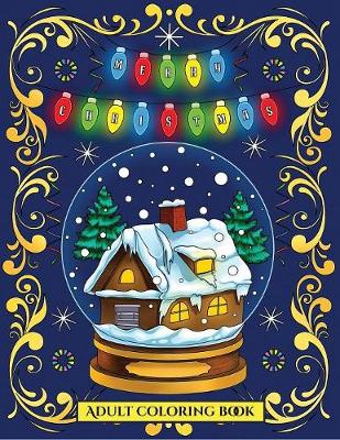 Book cover for Adult Coloring Book (Christmas)