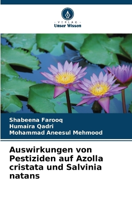 Book cover for Auswirkungen von Pestiziden auf Azolla cristata und Salvinia natans