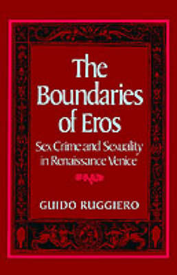 Cover of The Boundaries of Eros
