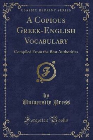 Cover of A Copious Greek-English Vocabulary