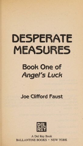 Book cover for Desparate Measures