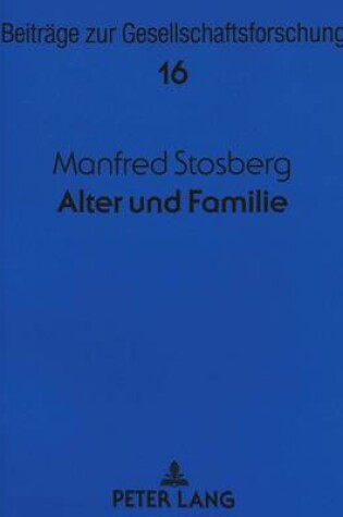 Cover of Alter Und Familie