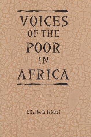 Cover of Voices of the Poor in Africa