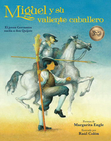 Book cover for Miguel y su valiente caballero