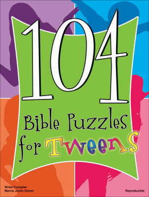 Book cover for 104 Bible Puzzles for Tweens