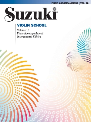Book cover for Suzuki Violin School Piano Acc., Volume 10