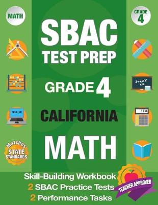 Book cover for Sbac Test Prep Grade 4 California Math