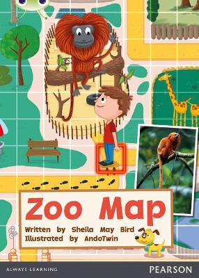 Book cover for Bug Club Independent Non Fiction Year 1 Green A Zoo Map