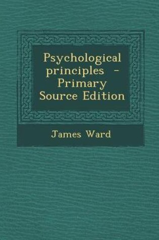Cover of Psychological Principles