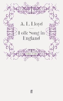 Book cover for Folk Song in England