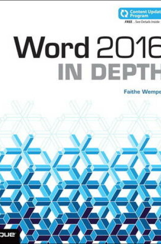 Cover of Word 2016 In Depth (includes Content Update Program)