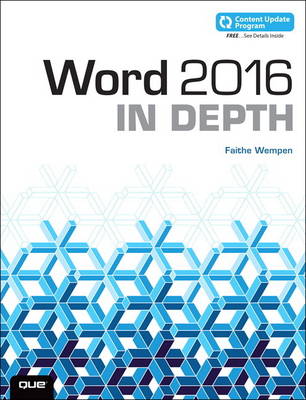 Cover of Word 2016 In Depth (includes Content Update Program)