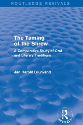 Cover of The Taming of the Shrew (Routledge Revivals)