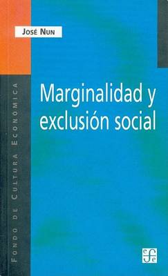 Book cover for Marginalidad y Exclusion Social